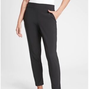 Athleta Brooklyn Ankle Pants Womens UPF Black Size 8